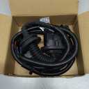 Door Jumper Wiring Harness, Right Rear Passenger Side Door, Compatible with 2009-2014 Ford F150 Crew Cab, RH Rear Door Jumper Wire Assembly, Replace# 9L3Z-14630-CAA, 9L3T-14632-JCA, AL3T-14632-DD