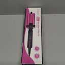 FARERY Mini Waver Curling Iron, 1/2 Inch, Hair Crimper for Women Beach Waves, Keratin & Argan Oil Infused, Dual Voltage, Pouch Bag