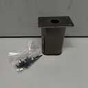 4 Inch Sofa Legs,Sofa Replacement Legs,Gunmetal Gray Metal Legs,Set of 4 with Screws,Coffee Table,TV Stand,Bed Frame (Gunmental Gray, 4 inch)