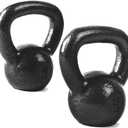 CAP Barbell Cast Iron Kettlebell - Coated Options, Singles and Sets, Multiple Weight Choices