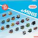 Thomas & Friends Toy Trains MINIS 20 Pack of Miniature Push-Along Engines & Railway Vehicles for Pretend Play Preschool Kids Ages 3+ Years (Amazon Exclusive)