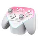 GameSir Super Nova Multiplatform Game Controller  2.4G Wireless for PC/Switch/iOS/Android  Hall Effect Joystick & Triggers, 1000Hz Polling, Magnetic Faceplate, RGB Lighning (Whipped Pink)
