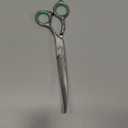 LovinPet Pet Grooming Scissors Professional Dog Cat Grooming Shears with Round Blunt Tip Stainless Steel, Dog Curved Scissors for Grooming Cats Dogs Grooming Tools