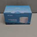 BCOM Ultrasonic Retainer Cleaner, Retainer Cleaner Machine 46kHz, Professional Portable Ultrasonic Jewelry Cleaner for Dental Retainer Pod, Mouth Guard, Watch, Ring, Jewelry - Household Use, White