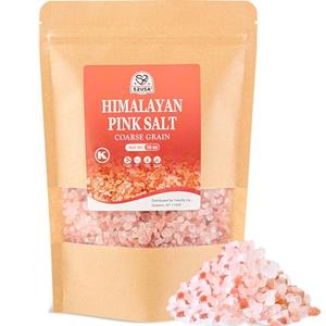 Pack Of 2 52USA Himalayan Pink Salt Coarse, Coarse Grain 1 lb, Pink Himalayan Sea Salt, Sea Salt for Grinder Refill, Himalayan Salt, Pink Salt, No Artificial Colors, No Additives, No Gluten, Kosher Certified Pack Of 2 52USA Himalayan Pink Salt Coarse, Coarse Grain 1 lb, Pink Himalayan Sea Salt, Sea Salt for Grinder Refill, Himalayan Salt, Pink Salt, No Artificial Colors, No Additives, No Gluten, Kosher Certified