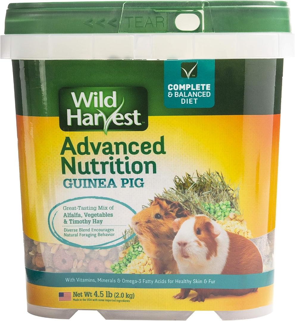 Wild Harvest Advanced Nutrition Guinea Pig, Complete And Balanced Diet, 4.5 Pounds