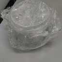 2450ML/83oz Glass Clear Saucepan with Lid,Best Handmade Easy Clean Heat Resistant Glass Cooking Pot for Noodles, Soup, Cereals, Fruits