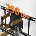 ELIVED Heavy Duty TV Mount for Most 50-110 inch tvs, Holds up to 250 lbs, Full Motion TV Wall Mount Swivel and Tilt, Slim Wall Mount Bracket Max VESA 800x600mm, Fits 12"/16"/18"/24" Studs