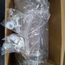 Lifewit 1 Gallon Drink Dispenser for Parties 2 Pcs, 4L Plastic Beverage Container with Stand for Juice/Tea/Soda & Lemonade, Clear Water Pitcher with Spigot for Mimosa Bar Hosting 39 x 16 cm/15x6"