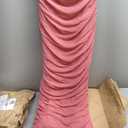 PRETTYGARDEN Womens 2026 Summer Off The Shoulder Dress Ruched Bodycon Sleeveless Split Cocktail Party Maxi Dresses (Pink, S)