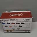 Homemate Heated Blanket Electric Throw - 50"x60" Heating Blanket Throw 1/2/4/6/8 Hours Auto-Off 10 Heat Level Over-Heat Protection Flannel Sherpa ETL Certification (01 - Light Grey)