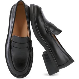 Loafers for Women Classic Penny Loafers Slip On Flat Shoes, Comfortable Casual Dress Shoes for Work Office Travel Everyday Walking 10