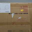 HOMECOOKIN Round Wall Mirror 28" Black Circle Mirror for Bathroom with Metal Framed, Round Gold Mirror for Wall Decor, Vanity, Entryway Living Room