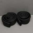 AHANDMAKER Foam Tubing for Handle Grip Support, Synthetic Rubber Handlebar Cover Grip 1.3 Inch OD 1 Inch ID 43.3 Inch Long Comfortable Non-Slip Handle Grips for Fitness Equipment Bicycle, Black, Pack 2