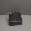 Jssmst Large Cash Box with Money Tray and Lock - Safe Box for Cash Saving Key Lock Money Organizer Box, 11.8L x 9.5W x 3.5H Inches, Black, SM-CB0501L, XLarge