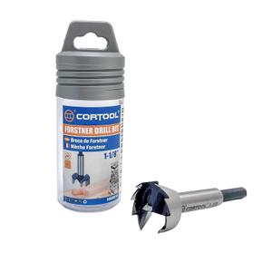 1-1/8 Inch Forstner Drill Bit Hex Shank, Wood Drill Bit with Multi Sided Shank, Wood Drilling Forstner Bit (1 1/8 Forstner Bit)