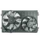 VW101 Replacement Dual Radiator & Condenser Cooling Fan Assembly for Volkswagen Jetta VW Rabbit Golf Beetle L5 2.5L