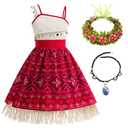 Amazon.com: AmzManch Girls Ocean Princess Costume Dress with Accessories for Birthday Party, Halloween & Role Play, Toddler Kids Princess Dress Up Clothes, Size 6/5-6 Years : Clothing, Shoes & Jewelry