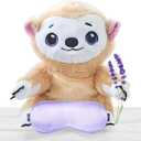 Microwavable Heating Pad for Period Cramps + Eye mask Heating pad–Machine Washable Cover-Cute Stuffed Animal Heating Pad, Portable Menstrual Microwave Heating Pad-Lavender Scent (Hedgehog+Eye mask)