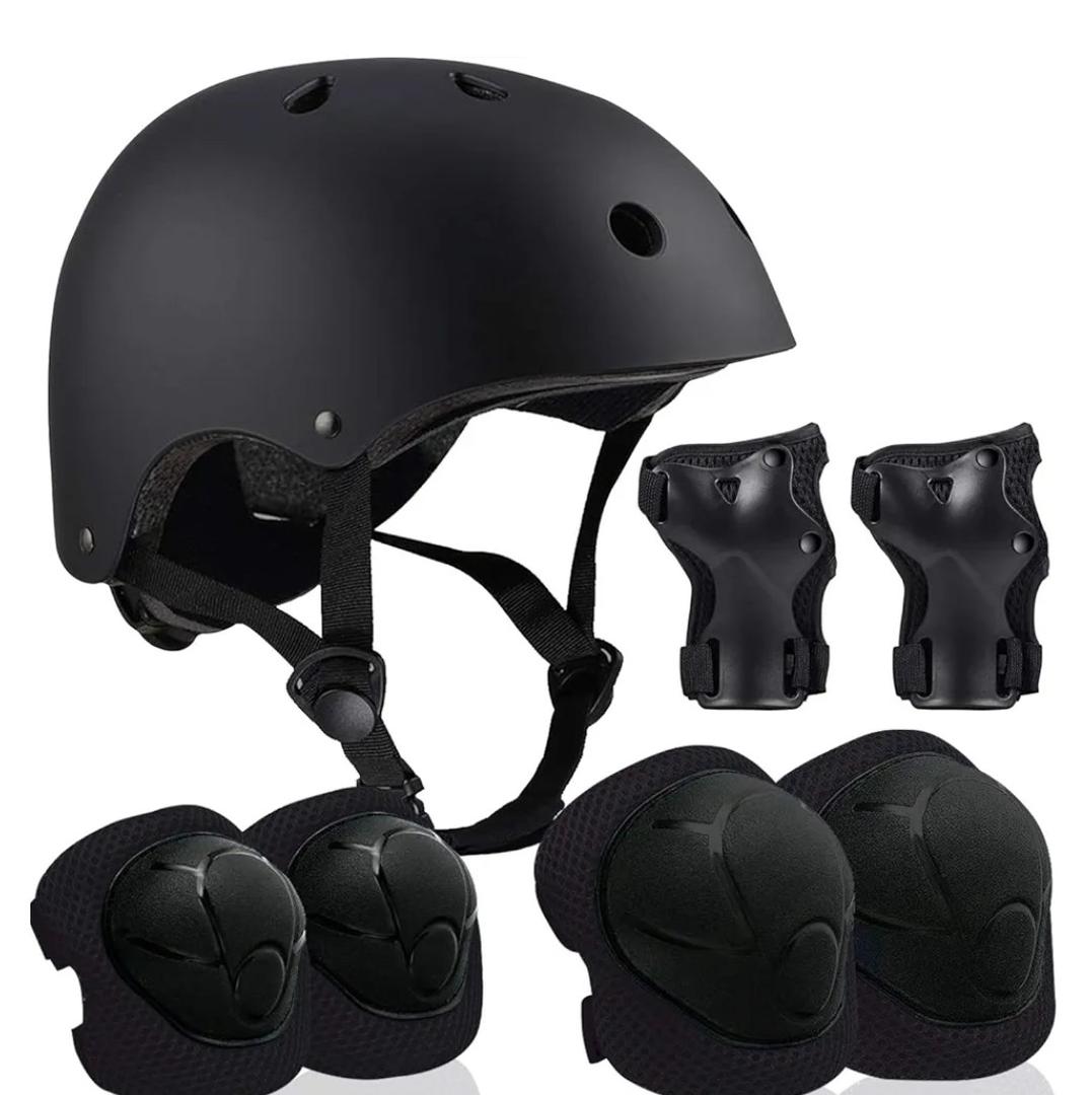 Adjustable Helmet for Ages 5-16 Kids Toddler Boys Girls Youth,Protective Gear with Elbow Knee Wrist Pads for Multi-Sports Skateboarding Bike Riding Scooter Inline skatings Longboard Roller Skate