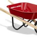Radio Flyer Kid's Wheelbarrow, Red Toy Wheelbarrow for Children