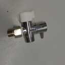 Bidet T Adapter With Shut off Valve, Metal T Valve for Bidet 7/8 x 7/8 x 1/2or 3/8, 3-way Tee Connector Bidet Attachments for Bathroom Installation