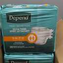 Depend Incontinence Protection with Tabs, Maximum Absorbency, S/M, 60 Count (3 Packs of 20)