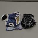 Reusable Dog Diapers Female Washable, Premium Doggie Diaper for Dogs, Pack of 3, Highly Absorbent Small Dog Diaper for Heat, Incontinence and Puppy Training(S)