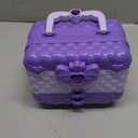 54 Pcs Kids Makeup Kit for Girls, Princess Real Washable Pretend Play Cosmetic Set Toys with Mirror, Birthday Gifts for 3 4 5 6 7 8 9 10 Years Old Girls Kids (Purple)