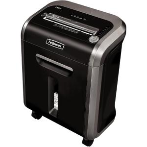 Fellowes Powershred 79Ci 16-Sheet 100% Jam-Proof Heavy Duty Crosscut Paper Shredder Machine for Office and Home, Black/Dark Silver 3227919