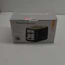 Toastmaster 2-Slice Cool Touch Toaster, black with stainless accent