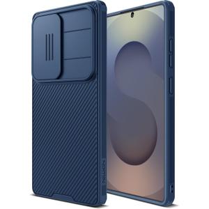 Nillkin for Samsung Galaxy S25 Ultra Case with Camera Cover, [Lens Protection] Mil-Grade Shockproof Protective Bumper Hard Cover Slim Phone Case for Galaxy S25 Ultra Cases 6.9'' Blue