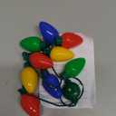 JOYIN 1 Pack Christmas Necklace LED Light Up Necklace 9 Bulbs 6 Modes LED Holiday Costume Accessories for Christmas Xmas Party Favor Party Supply