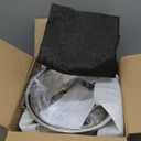 1.6 Gallon Elevated Dog Water Bowl for Large Dogs, 4-Height Adjustable (1318'') Raised Stainless Steel Bowl with Spill-Proof Mat & Sturdy Metal Stand, Easy-Clean Feeder for Indoor/Outdoor Use