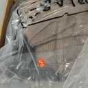 Oakgarden 3 Pack Women's Oversized Nursing Tops, Waffle Knit Breastfeeding Zipper Sweatshirt Long Sleeve Maternity Shirts(Coffee, Army Green, Black, Small)