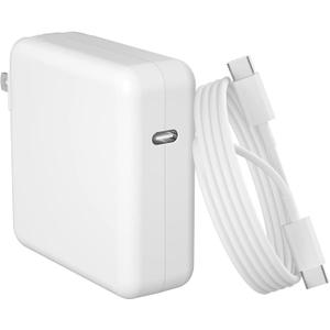 Mac Book Pro Charger - 96W USB C Charger Fast Charger for USB C Port MacBook pro & MacBook Air, ipad Pro, Samsung Galaxy and All Type C Device, 6.6 ft USBC Cable Included