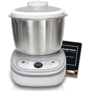 Dough Mixer with Fermentation Function, 5.3Qt Large Capacity Dough Maker for Bread, Pizza & Sourdough, Electric Dough Kneading Machine with Stainless Steel Bowl and Touch Control Panel