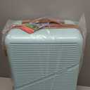 Carry On Luggage 22x14x9 Airline Approved, 20 Inch Carry on Suitcases with Wheels, ABS Lightweight Carry-on Luggage, Travel Suitcase Set with Wheels and TSA Lock (MintGreen)