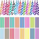 Redbaker 16 Packs 72 x 36 Inches Oversized Beach Towel Bulk Extra Large Pool Towels Set Microfiber Quick Dry Swim Towel Blanket for Women Men Adult Bath Travel (Bright Color, Stripes)