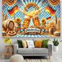 71x43 inch Oktoberfest Banner German October Fest Themed Party Backdrop Banner Indoor Outdoor Hanging Backdrop Decorations for Oktoberfest Decoration German Bavarian Beer