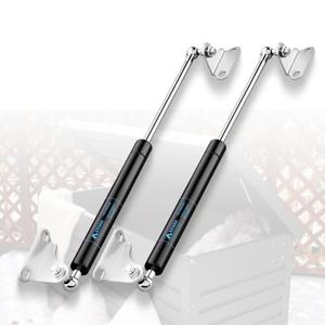 ARANA Gas Struts 15 inch 10Lbs with Brackets, 15" 45N Toolbox Gas Shock Spring Hydraulic Lift Support for Boat Hatch Box Lid TV Cabinet Door Toolbox Toybox Lid (Fit for 8-12lbs Lid), Set of 2