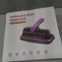 Vacuum Cleaner, Mattress Vacuum Cleaner, Bed Vacuum Roller Brushes for Pet HairPurple, Battery Powered, for Pillows Cribs Sofa, beds,Carpet