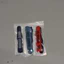 6 PACK No Gap Bands Only Compatible with Samsung Galaxy Watch 7/6/5/4 Band 40mm 44m/Watch 6 Classic 43mm 47mm/Galaxy Watch 5 Pro 45mm/4 Classic 42mm 46mm, 20mm Soft Silicone Sport Bands for Women Men (Large, Black Blue/Red Black/Rock Green Black/Black Black/Navy Blue White/White Black)