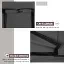 ULTCOVER Waterproof Outdoor TV Cover for 38-41 inch Outside Flat Screen Televisions with Mounts and Stands, Black