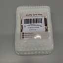 AMOAMI Waffle Bath-Mat, Super Absorbent Bath Mats for Bathroom, Boho Bathroom Rugs Non Slip Washable, Ultra Soft Bathroom-Mat with Tassels Bath Rugs for Floor Mat, 20" X 32" White