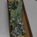 Mixed Eucalyptus Leaves Stems Bulk Artificial Eucalyptus Leaves Sprays Faux Oval Eucalyptus Leaves with White Seeds Stems for Floral Wreath Garland Bouquets Arrangement Wedding Greenery Decoration
