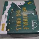 LUMARA Inflatable Bed Rail for Toddlers 2 Pack - Portable Travel Bed Bumpers for Kids Fits Twin Full Queen King Size Beds - Non-Slip Safety Guard Rails