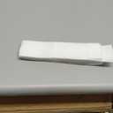 White Bamboo Luggage Rack with 4 Storage Compartments Foldable Suitcase Stand, Luggage Rack for Guest Room , 150lbs Capacity, Sturdy,