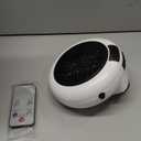 Meonum 2 Pack Small Space Heater, 500W Portable Electric Small Heater with Adjustable Thermostat and Timer, Overheat Protection and LED Display, Quiet Space Heater for Office Desk Indoor Use (White)