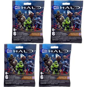 Mega Construx Halo Universe Series 2 Blind Bag Mini Figures (Pack of 4)